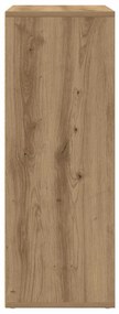 Sideboard vidaXL Artisan Carvalho 60x31x84 cm Madeira de engenharia