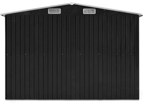 Abrigo de jardim 257x298x178 metal antracite