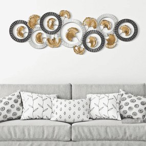 PAINEL DE PAREDE DE FERRO 3D ARTY -B- 127,5X4X44,5 MULTICOLOR