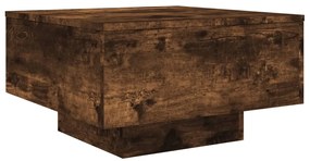 Mesa de centro 55x55x31 cm derivados de madeira carvalho fumado