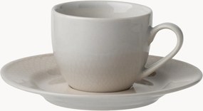 Chávenas de café expresso com pires Elements, conjunto de 4