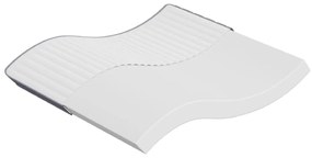 vidaXL Colchão de espuma médio suave 200x200 cm