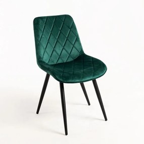 Cadeira Min Veludo - Verde