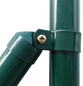 Cerca 25x1,5 m aço verde