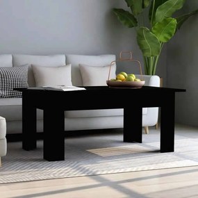 Mesa de centro 100x60x42 cm derivados de madeira preto