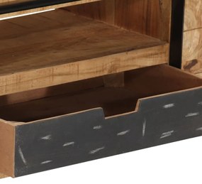 Móvel de TV 120x30x40 cm madeira de mangueira maciça