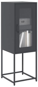 vidaXL Aparador 36x39x107 cm aço laminado a frio antracite