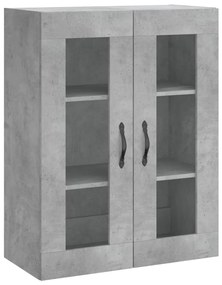 Armário alto 69,5x34x180 cm derivados de madeira cinza cimento