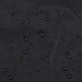 Capa p/ aquecedor forma pirâmide 58x58x228 cm oxford 420D preto