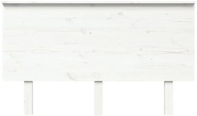 Cabeceira de cama 139x6x82,5 cm pinho maciço branco