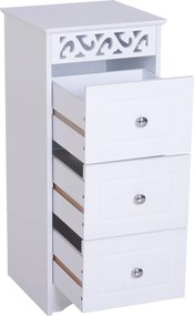 Armário Carol de 3 Gavetas - Design Contemporâneo