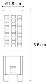 Conjunto de 2 Lâmpadas LED Dimáveis G9 3-Passos Opala 4.5W 500lm 4000K