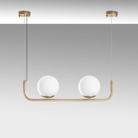 Candeeiro de Teto Faruk – Dourado – Altura Ajustável de 20 a 110 cm