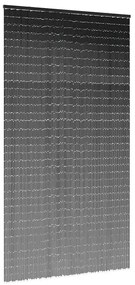 vidaXL Cortina de Porta contra Insetos Cinza Escuro 120x220 cm Bambu