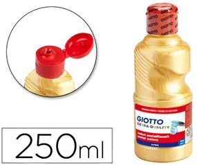 Guache Escolar Metal Giotto 250 ml Ouro