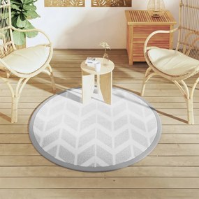 Tapete de exterior Ø120 cm ARAKIL PP cinzento