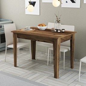 Mesa de Cozinha Kiev – Nogueira – 110x75x72 cm