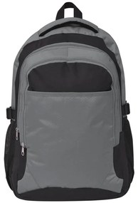 Mochila escolar 40 L preto e cinzento