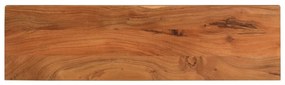vidaXL Tampo de mesa retangular 120x30x3,8 cm madeira de acácia maciça