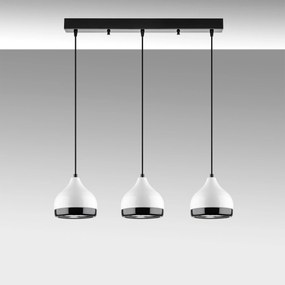 Candeeiro de Teto Yildo – Branco – Diâmetro 90 cm, Altura 25-111 cm