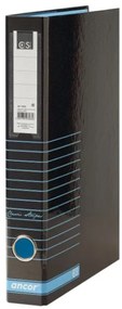 Pasta Arquivo Ancor Lombada Estreita Classico Azul Riscas 4001 Classic Stripes