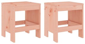3 pcs conjunto de bistrô para jardim madeira de douglas maciça