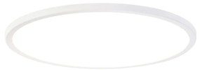 Candeeiro de teto inteligente branco 29,5 cm com LED RGBW IP54 - Siem Design