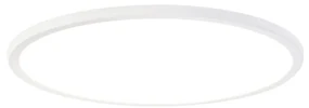 Candeeiro de teto inteligente branco 29,5 cm com LED RGBW IP54 - Siem Design