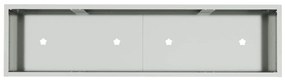 Jardineira Elevada vidaXL 100x26x82 cm Aço Galvanizado