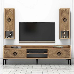 Unidade de TV Samba – Nogueira – 180x52x35 cm