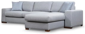 Sofá de Canto Loop – Cinzento Claro – 290 cm x 194 cm