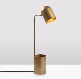 Candeeiro de Mesa Pot – Dourado – 12 x 27 x 64 cm