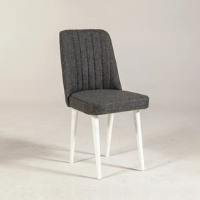 Cadeira Vina – Branco Antracite – 47x89x46 cm