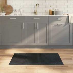 vidaXL Tapete retangular 60x100 cm bambu cinzento