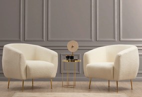 Cadeira Wing Eses – Creme – 70x82x80 cm