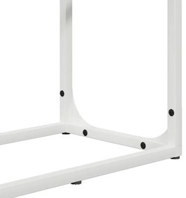 Suporte para lenha 60x25x100 cm aço laminado a frio branco
