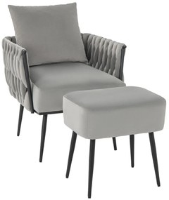 Sofá de chão, cadeira de chão, cadeira de chão ajustável em 6 níveis com 2 almofadas 180 x 98 x 18 cm bege