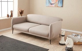 Sofá-Cama de 3 Lugares Venus – Creme – 210 cm x 80 cm x 95 cm