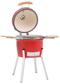 vidaXL Churrasqueira/defumador Kamado cerâmica 33 cm