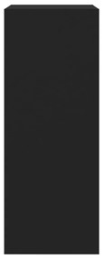 Sapateira c/ 2 gavetas articuladas 60x42x108 cm preto