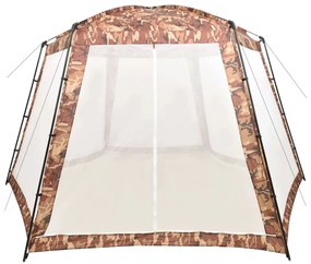 Tenda para piscina 500x433x250 cm tecido camuflagem