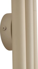 Retro wandlamp beige 3-lichts - Pipes