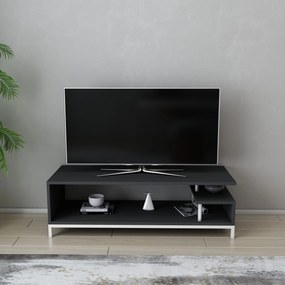 Móvel TV Reilly – Branco/Antracite – 120x44,6x37,6 cm