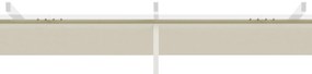 Cobertura para Pérgola 3,5x2,5 m Teto de Substituição Retrátil para Pé