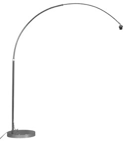 Candeeiro de Arco Moderno Cromado Ajustável sem Abajur Art Deco,Moderno,Retro