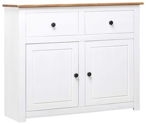 Aparador 93x40x80 cm pinho maciço Panama branco