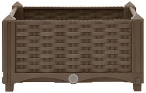 Canteiro elevado 40x40x23 cm polipropileno