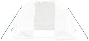 Estufa com estrutura de aço 6 m² 3x2x2 m branco