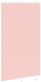 Rosa Plissada Cega 120x200 cm Largura Tecido 119,4cm Poliéster