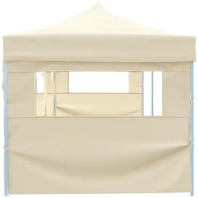 Tenda para festas pop-up dobrável c/ 5 paredes 3x9 m creme